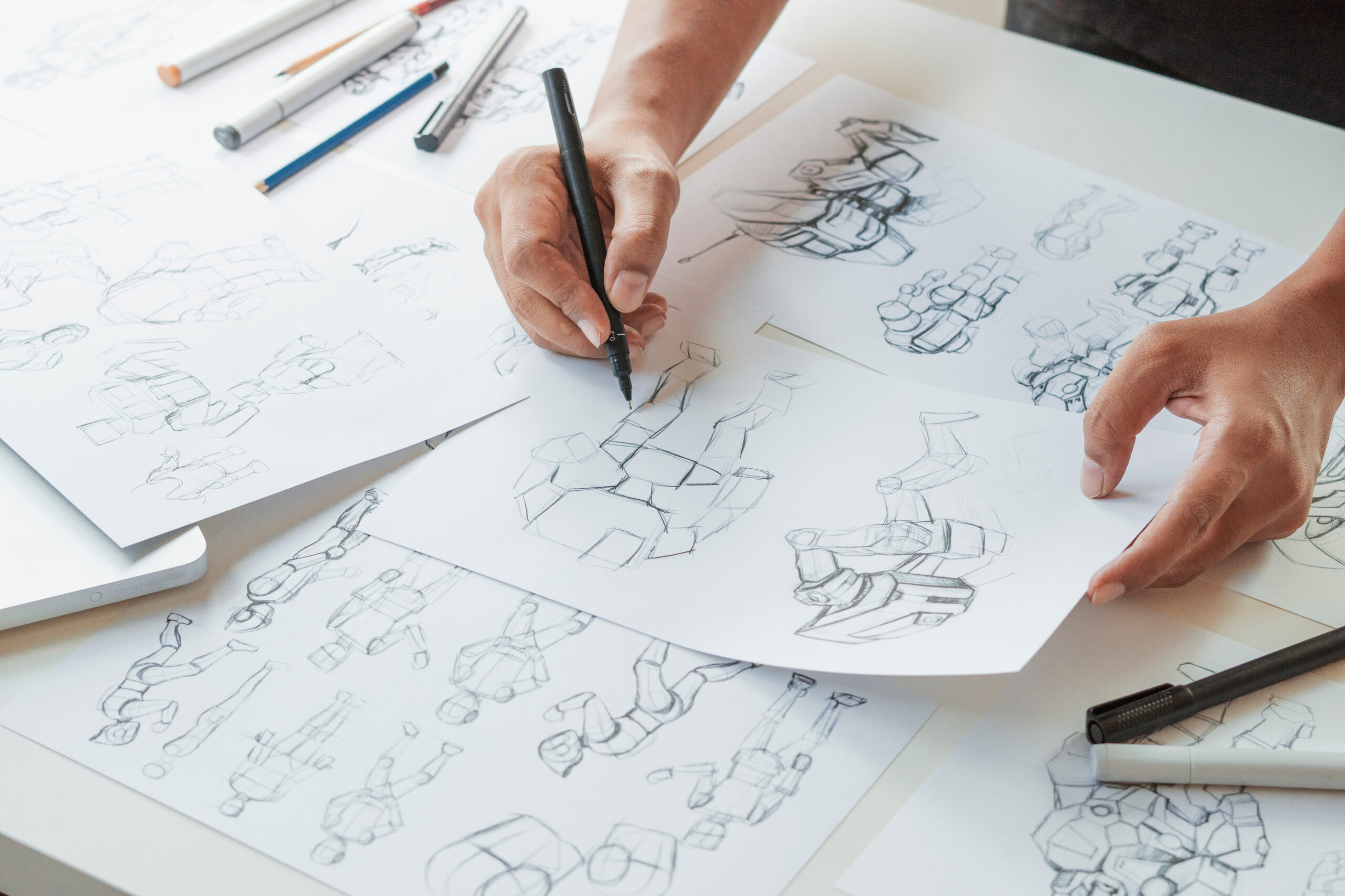 Animator designer Development designing drawing sketching develo
